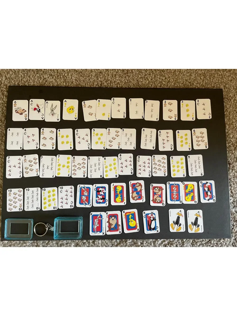 Looney Tunes Sylvester & Tweety Bird Playing Cards Deck Of Cards Keychain